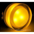 yellow 6w led downlight with acrylic square face with CE and RoHS